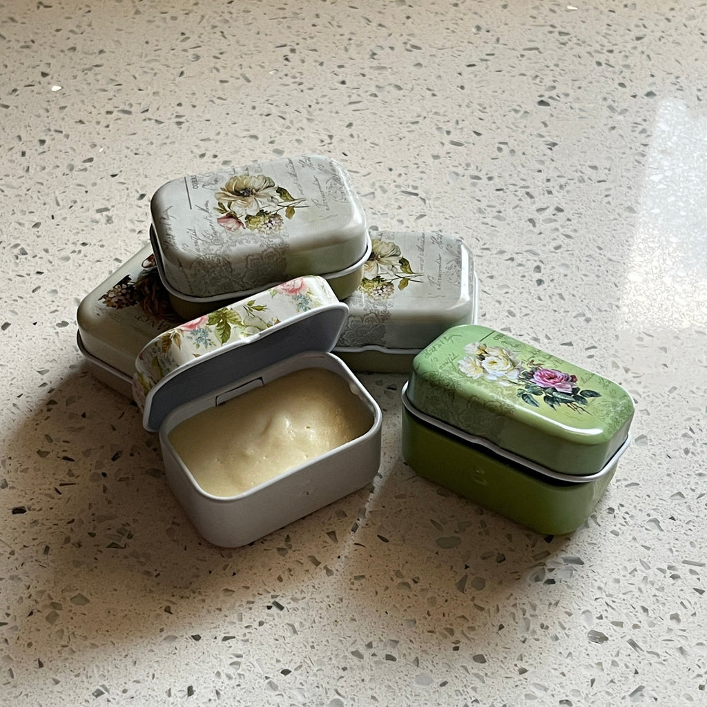 Shea Butter Flower Tin