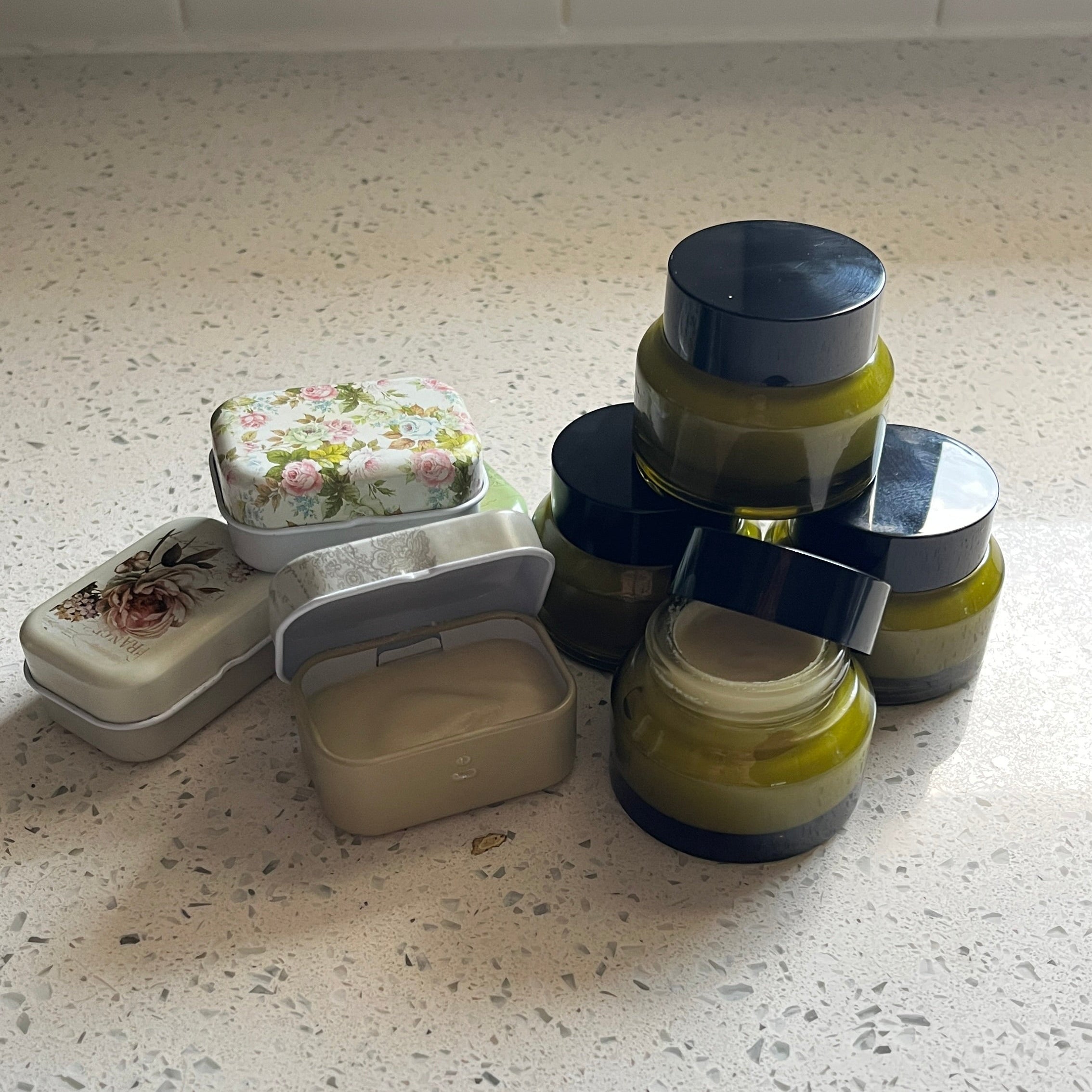Shea Butter Green Glass